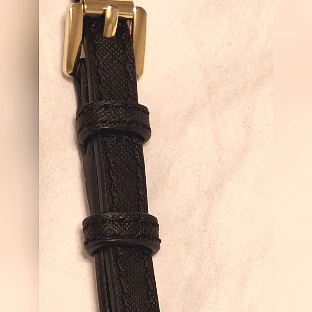 MICHAEL KORS | Black, Gold Shoulder Bag